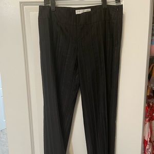 Trina Turk black pants with stripe detailing